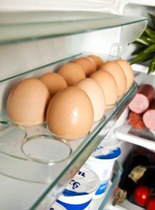 Хранение яиц в холодильнике - лучший вариант