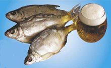 Вяленая рыба с пивом - употребляйте в меру
