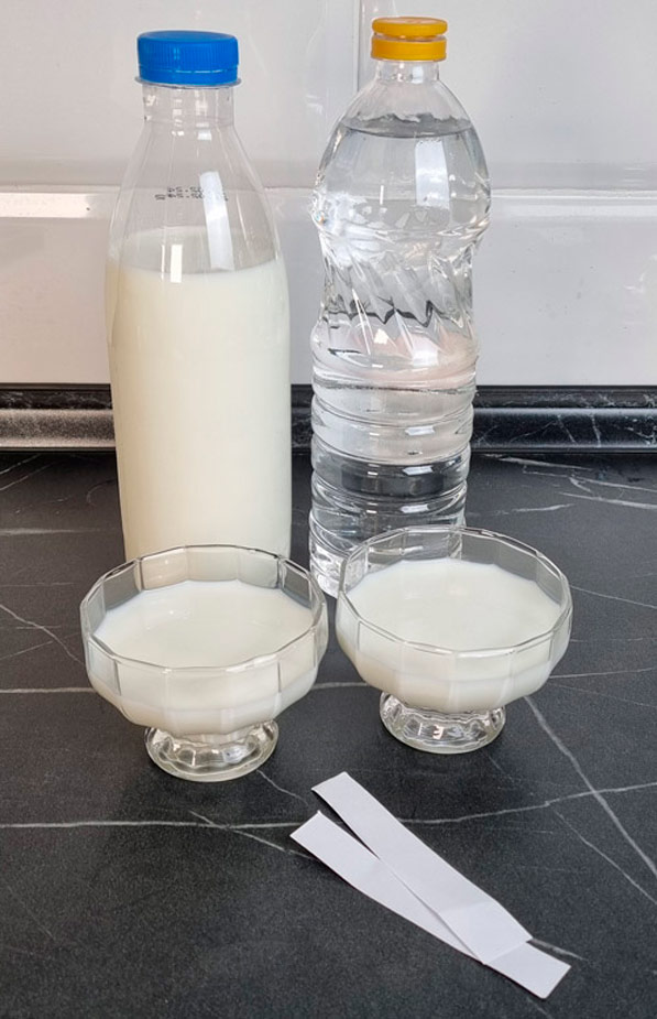 Тест на качественное молоко