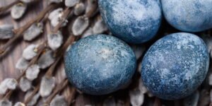 Мраморные яйца к пасхе