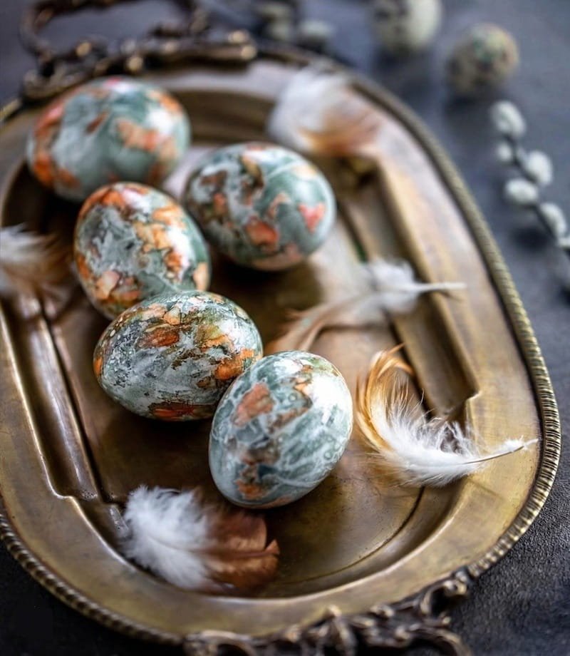 Rак покрасить яйца быстро и красиво